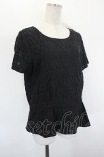 画像3: INGEBORG / レース半袖トップス 4(11サイズ) 黒 I-26-09-02-032-LO-TO-SA-ZI (3)