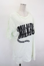 画像3: MILKBOY / ロゴプリントTシャツ  ミントＸ黒 I-26-09-02-033-MB-TO-SA-ZI (3)