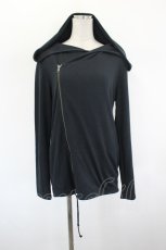 画像1: GADGET GROW / フロントZIPパーカー  黒 I-26-09-02-037-GO-TO-SA-ZI (1)
