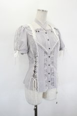 画像3: Ozz oneste / 薔薇刺繍レース切替ブラウス  ラベンダー I-26-09-02-042-OO-BL-TE-ZI (3)