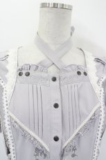 画像4: Ozz oneste / 薔薇刺繍レース切替ブラウス  ラベンダー I-26-09-02-042-OO-BL-TE-ZI (4)