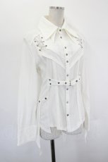 画像3: Ozz Croce / 刺繍入り燕尾ブラウス  白 I-26-09-02-043-OO-BL-TE-ZI (3)