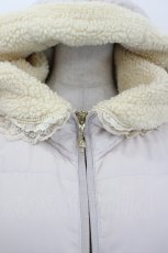 画像4: Franche Lippee / フードダウンコート  アイボリー I-26-09-02-004-LO-CO-SA-ZI (4)