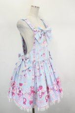 画像4: Angelic Pretty / Sweet Candy Bouquetサロペット  サックス I-26-09-02-048-AP-OP-TE-ZI (4)