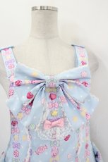 画像5: Angelic Pretty / Sweet Candy Bouquetサロペット  サックス I-26-09-02-048-AP-OP-TE-ZI (5)