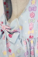 画像7: Angelic Pretty / Sweet Candy Bouquetサロペット  サックス I-26-09-02-048-AP-OP-TE-ZI (7)