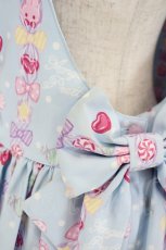 画像8: Angelic Pretty / Sweet Candy Bouquetサロペット  サックス I-26-09-02-048-AP-OP-TE-ZI (8)