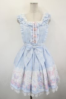 Angelic Pretty / ふわふわToysエプロン風スカート サックス I-26-09