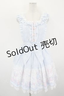 Angelic Pretty / ふわふわToysエプロン風スカート サックス I-26-09