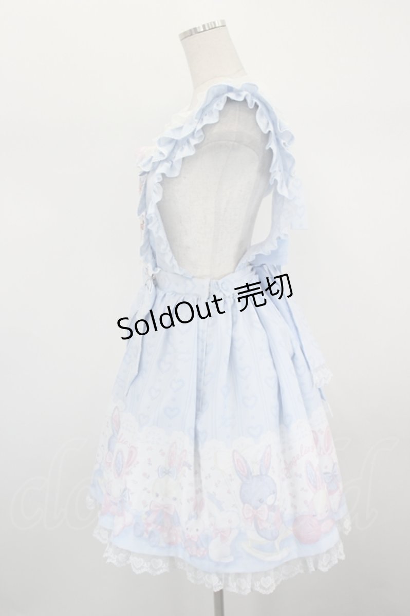 画像2: Angelic Pretty / ふわふわToysエプロン風スカート  サックス I-26-09-02-049-AP-SK-TE-ZI (2)