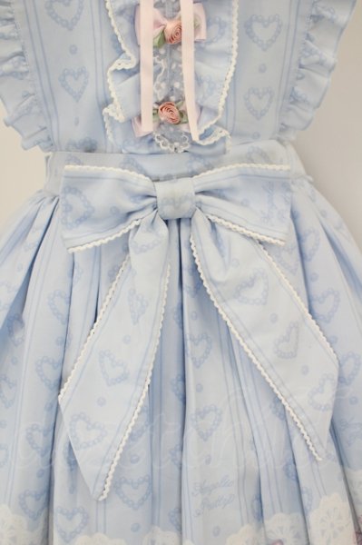 Angelic Pretty / ふわふわToysエプロン風スカート サックス I-26-09