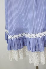 画像7: AmaStacia（海外ロリータブランド） / 「朝の礼拝」シフォンワンピース＆オーバースカートセット（ロング） M bluegray I-26-09-02-050-LO-OP-TE-ZI (7)