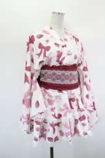 画像4: majoretty / まゆろん/浴衣セット L 中桃 I-26-09-02-060-LO-SK-SA-ZI (4)