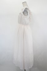 画像2: MAJESTIC LEGON / レースアップシフォンノースリーブワンピース  ピンク I-26-09-02-066-LO-OP-SA-ZI (2)