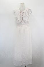 画像3: MAJESTIC LEGON / レースアップシフォンノースリーブワンピース  ピンク I-26-09-02-066-LO-OP-SA-ZI (3)