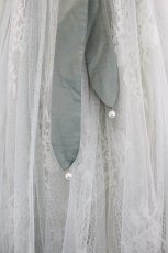 画像4: axes femme POETIQUE / リボン付レース×チュールスカート  ミント I-26-09-02-075-AX-SK-SA-ZI (4)