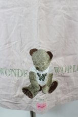 画像3: WONDERFUL WORLD / 裾テディベア刺繍エプロン  ピンク I-26-09-02-095-LO-ZA-SA-ZI (3)