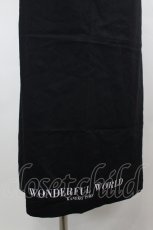 画像3: WONDERFUL WORLD / 裾ロゴエプロン  ブラック I-26-09-02-097-LO-ZA-SA-ZI (3)