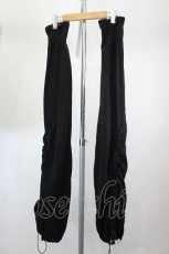 画像2: HIDOLATRAL THEODOL / リボンニーハイレッグウォーマー  黒 I-26-09-02-103-PU-ZA-TE-ZI (2)