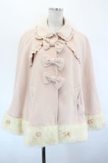 画像4: Ank Rouge / リボンポンチョコート  ピンク I-26-09-02-011-CA-CO-TE-ZI (4)