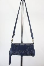 画像1: ATELIER PIERROT / Nocturnal Grave” Batwing Wallet Bag  ネイビー I-26-09-02-108-EL-ZA-TE-ZI (1)