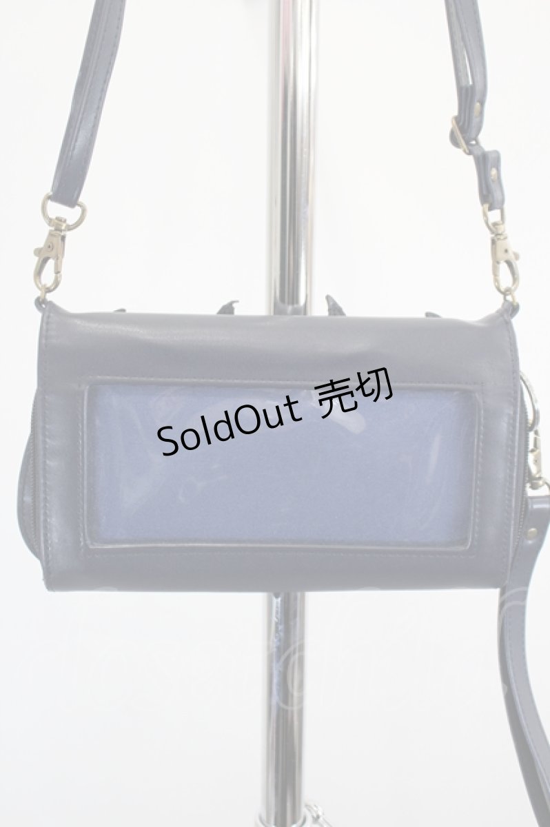 画像3: ATELIER PIERROT / Nocturnal Grave” Batwing Wallet Bag  ネイビー I-26-09-02-108-EL-ZA-TE-ZI (3)