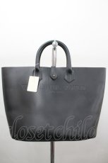 画像1: WONDERFUL WORLD / ロゴ型押しレザートートバッグ  ブラック I-26-09-02-115-LO-BG-SA-ZI (1)
