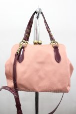 画像2: ANNA SUI / 鬼滅の刃×ANNA SUI バッグ 竈門禰豆子  ピンクＸボルドー I-26-09-02-116-PU-BG-SA-ZI (2)