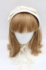 画像2: Melody BasKet / ヴィクトリアンドールヘッドドレス  アイボリー I-26-09-02-119-LO-AC-SA-ZI (2)