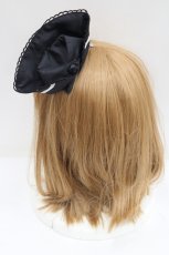 画像2: Angelic Pretty / Fancyナースキャップ  黒 I-26-09-02-124-AP-AC-SA-ZI (2)