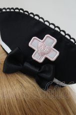 画像3: Angelic Pretty / Fancyナースキャップ  黒 I-26-09-02-124-AP-AC-SA-ZI (3)