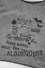 画像5: ALGONQUINS / ねこみみマフラーハット  グレーＸ黒 I-26-09-02-125-AL-AC-SA-ZI (5)