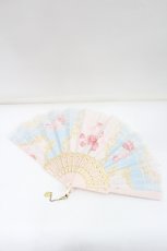 画像1: JESUS DIAMANTE / 扇子  サックス×ピンク I-26-09-02-126-JE-ZA-TE-ZI (1)