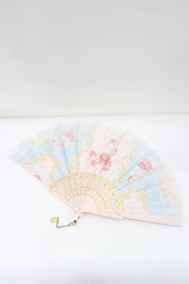 Preview of 扇子  サックス×ピンク