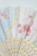 画像2: JESUS DIAMANTE / 扇子  サックス×ピンク I-26-09-02-126-JE-ZA-TE-ZI (2)