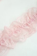 画像2: LALUICE / レースフリルショルダーストラップ  ピンク I-26-09-02-127-LO-ZA-TE-ZI (2)