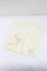 画像2: PINK HOUSE / うさぎ刺繍タオルハンカチ  イエロー I-26-09-02-129-LO-ZA-TE-ZI (2)
