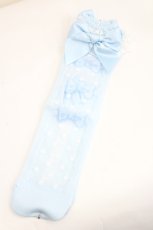 画像1: Angelic Pretty / プリマRibbonクルー丈ソックス  サックス I-26-09-02-134-AP-ZA-TE-ZI (1)