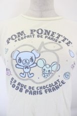 画像3: pom ponette / ミントくんプリントTシャツ  クリーム I-26-09-04-004-LO-TO-TE-ZI (3)
