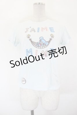 Preview of ミントくんプリントTシャツ  サックス