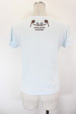 画像2: pom ponette / ミントくんプリントTシャツ  サックス I-26-09-04-005-LO-TO-TE-ZI (2)