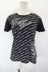 画像1: mezzo piano / ベリエちゃんプリントTシャツ LL 黒 I-26-09-04-006-LO-TO-TE-ZI (1)