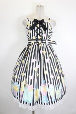 画像1: Angelic Pretty / Delicious Lemonadeジャンパースカート  黒 I-26-09-04-063-AP-OP-TE-ZI (1)