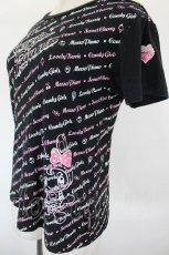 画像3: mezzo piano / ベリエちゃんプリントTシャツ LL 黒 I-26-09-04-006-LO-TO-TE-ZI (3)