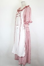 画像3: PINK HOUSE / エプロン付きストライプワンピース  赤Ｘ白 I-26-09-04-085-LO-OP-SA-ZI (3)