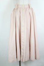 画像1: INGEBORG / ロゴボタンデザインスカート  ピンク I-26-09-04-110-LO-SK-SA-ZI (1)
