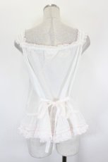 画像2: PINK HOUSE / 配色ステッチ使いキャミソールブラウス  白Ｘピンク I-26-09-04-028-LO-TO-SA-ZI (2)