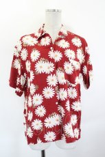 画像1: PINK HOUSE / マーガレット柄半袖シャツ  レッド I-26-09-06-025-LO-BL-SA-ZI (1)