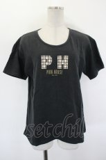 画像1: PINK HOUSE / PHプリントTシャツ  黒 I-26-09-06-039-LO-TS-TE-ZI (1)