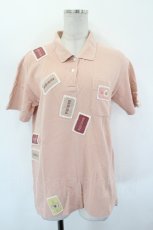 画像1: PINK HOUSE / ロゴネームワッペン付きポロシャツ  ピンク I-26-09-06-040-LO-TO-TE-ZI (1)